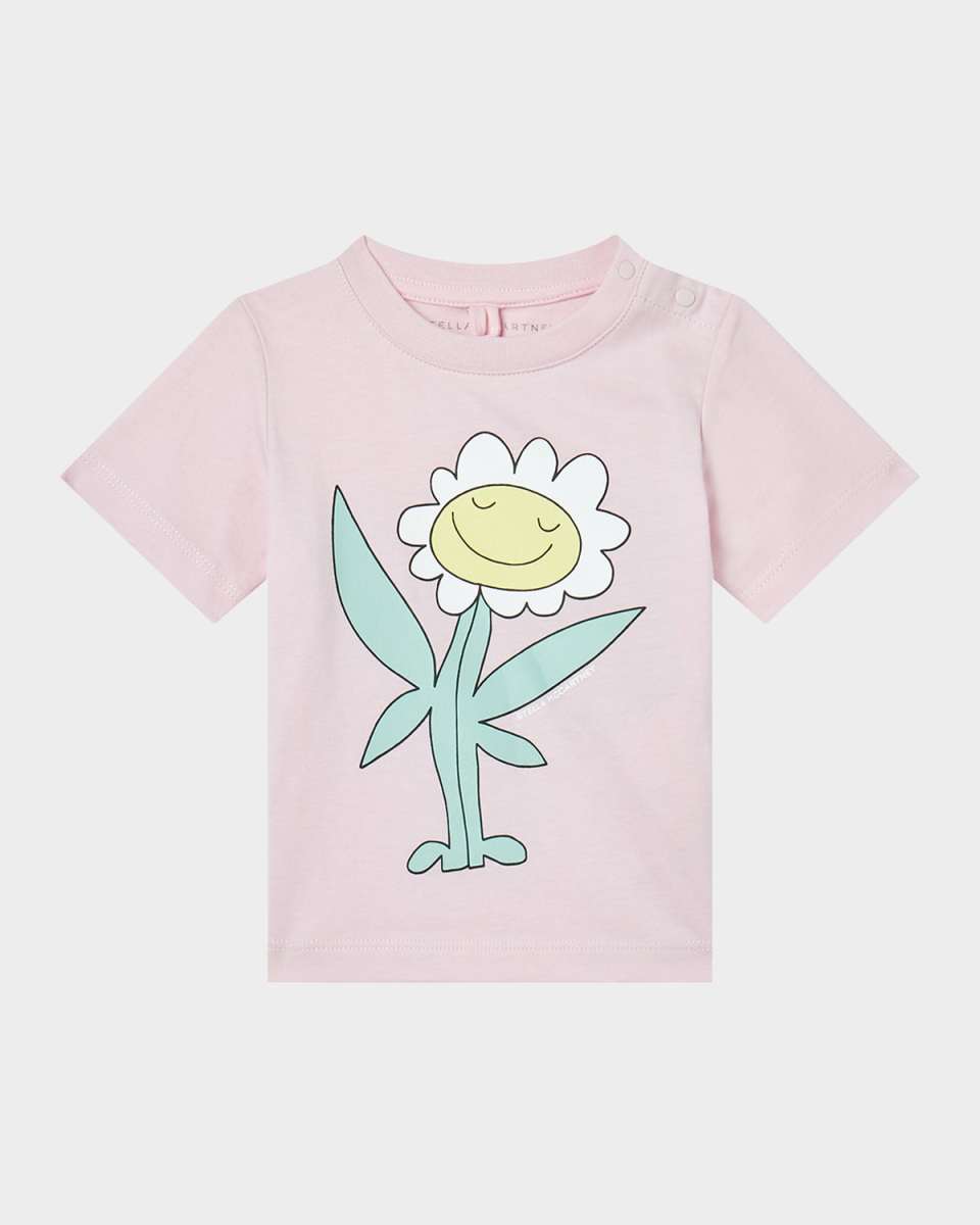 Girl's Short-Sleeve Fairy Daisy Print T-Shirt Size 12M-36